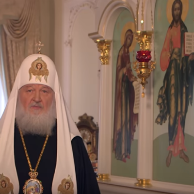Святейший Патриарх Кирилл поздравил телезрителей с праздником Рождества Христова