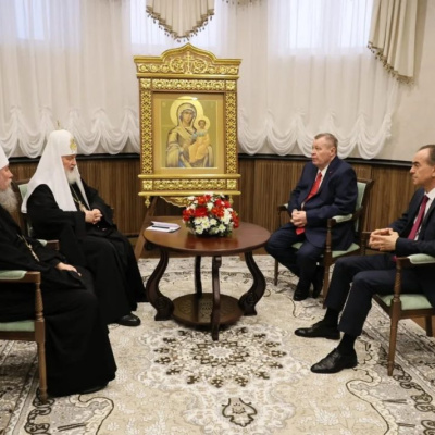 Состоялась встреча Святейшего Патриарха Кирилла с губернатором Краснодарского края и главой Кубанской митрополии