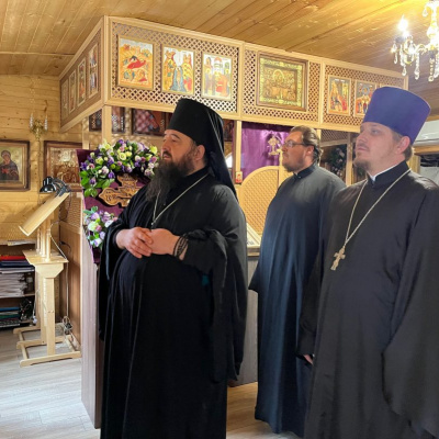 Иеромонах Кронид посетил больницу скорой медицинской помощи и храм свт. Луки