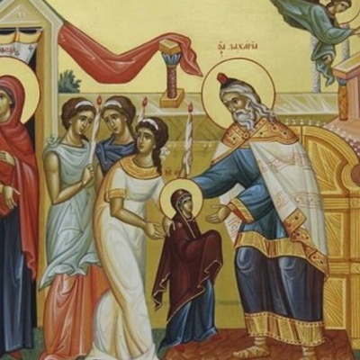 Введение Богородицы во храм: в храме впервые поют «Христос раждается, славите!»