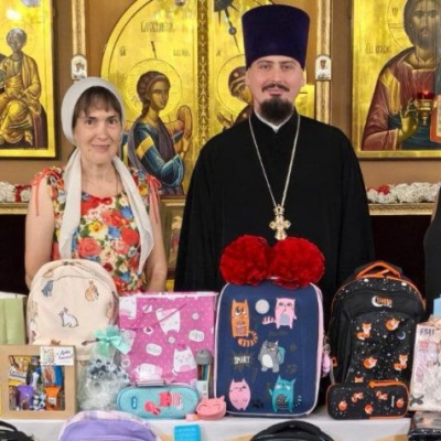 Приход Свято-Сергиевского храма принял участие в благотворительной акции «Собери ребёнка в школу»