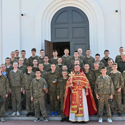 В центре военно-патриотического воспитания «Патриот» вновь прошли встречи с клириками храма Святой Троицы станицы Динской