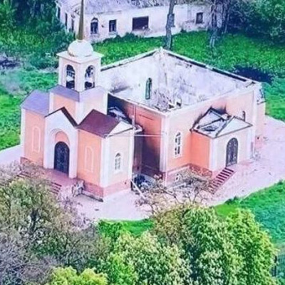 В результате атаки со стороны ВСУ сгорел Покровский храм в поселке Теткино Курской области