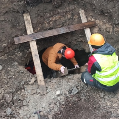Подземную церковь случайно обнаружили в центре Пскова