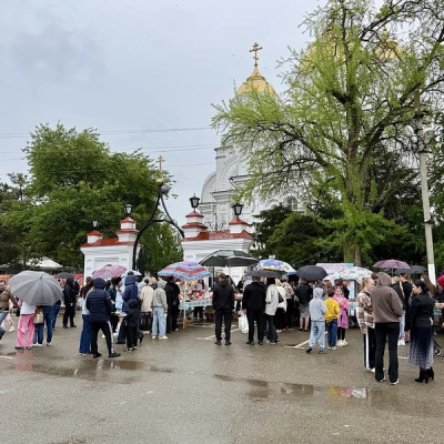 В храме Вознесения Господня ст. Пластуновкой провели благотворительную ярмарку
