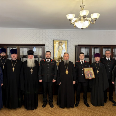 Митрополит Василий провел рабочее совещание с ВРИО атамана Кубанского казачьего войска
