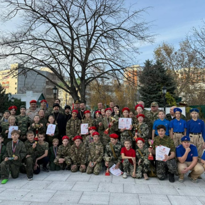 На территории храма Святого Духа состоялась ежегодная традиционная военно-спортивная игра «Зарница»