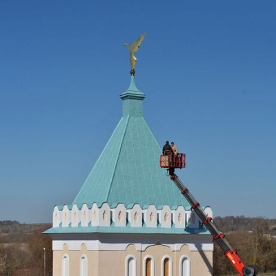 В Оптиной пустыни завершена реконструкция исторического символа монастыря