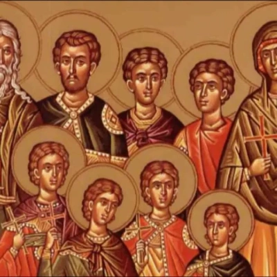 14 августа - Семь мучеников Маккавеев: Авим, Антонин, Гурий, Елеазар, Евсевон, Алим и Маркелл, матерь их мц. Соломония и учитель их мч. Елеазар