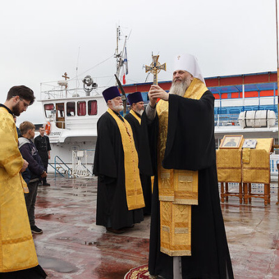 Корабль-церковь «Святой апостол Андрей Первозванный» отправился в очередной миссионерский рейс вверх по Оби