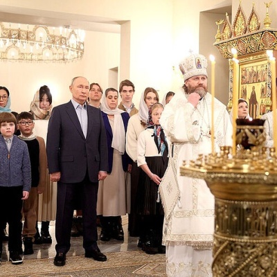 Владимир Путин поздравил всех граждан России c Рождеством Христовым