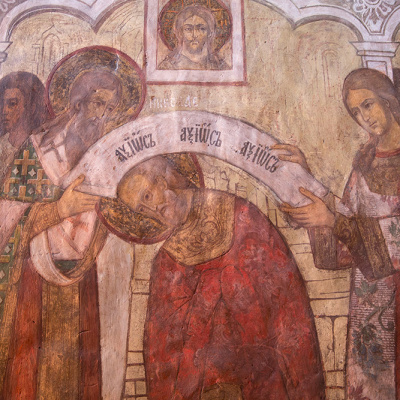 Житийные фрески святителя Николая из Никольского придела Успенского собора Троице-Сергиевой лавры (ФОТОГАЛЕРЕЯ)