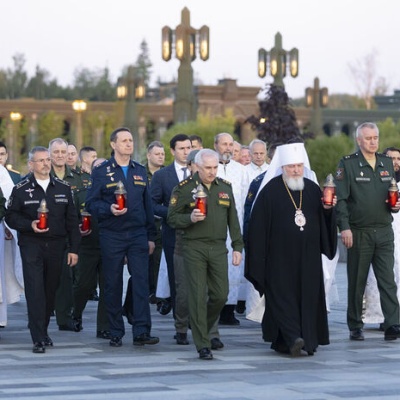  Акция «Свеча памяти» прошла в главном храме Вооруженных сил России