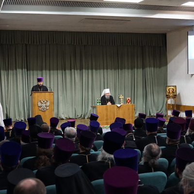 Митрополит Екатеринодарский и Кубанский Василий возглавил ежегодное Епархиальное собрание духовенства