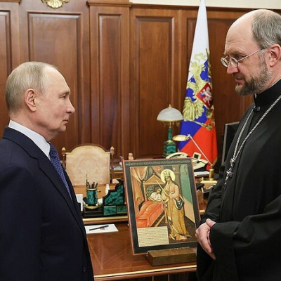 Состоялась встреча Президента России Владимира Путина с руководителем фонда «Круг добра» протоиереем Александром Ткаченко