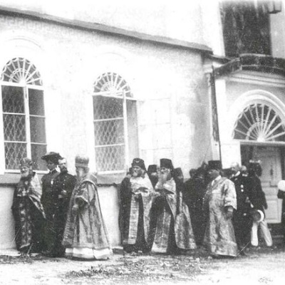 Приезд императора Николая II в Псково-Печерский монастырь в 1903 году