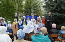 На территории Свято-Успенского храма г. Славянска-на-Кубани организована пасхальная встреча для особенных детей из центра "Росток Надежды"