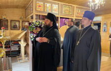 Иеромонах Кронид посетил больницу скорой медицинской помощи и храм свт. Луки