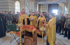 Краевой фестиваль «Основы военной подготовки» стартовал с молебна в храме святого мученика Иоанна Воина