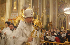 В праздник Рождества Христова Митрополит Василий совершил Божественную литургию в Свято-Екатерининском кафедральном соборе города Краснодара