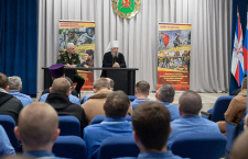 Митрополит Василий совершил Божественную литургию на территории военного госпиталя