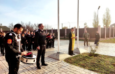 В православной гимназии имени преподобного Сергия Радонежского в ст. Запорожской состоялось посвящение учащихся в кадеты