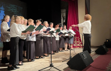 Хор певчих Горячеключевского благочиния принял участие в патриотическом фестивале