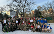 На территории храма Святого Духа состоялась ежегодная традиционная военно-спортивная игра «Зарница»