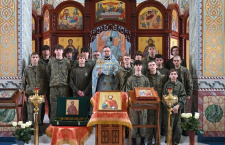 Священнослужители храма Святой Троицы станицы Динской продолжают духовное окормление воспитанников центра «Патриот»