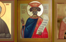 Праведные Ио́сиф, Обручник Пресвятой Богородицы, Дави́д Псалмопевец, царь Израильский и Иа́ков, брат Господень по плоти, Иерусалимский