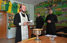 Иерей Владимир Горин совершил чин освящения учебно‑тренировочного центра футбольного клуба «Кубань»