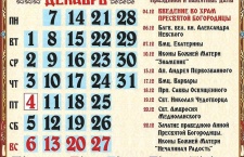 Церковные православные праздники в декабре 2020 года