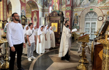 Сестры милосердия храма Святого Духа собрались на совместную молитву