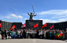 Историко-патриотический маршрут «Рейд памяти» 17-го Полтавского благочиния завершился в городе-герое Волгограде