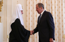 Патриарх Кирилл наградил Сергея Лаврова орденом Александра Невского I степени