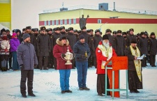 На Новой Земле заложен храм в честь преподобного Серафима Саровского