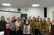 В православной гимназии прошел конкурс чтецов, приуроченный ко дню памяти святого Александра Невского и Дню Героев Отечества