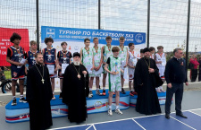 В городе-курорт Анапа прошел I в России турнир по баскетболу 3x3 на Кубок Новороссийской епархии Русской Православной Церкви