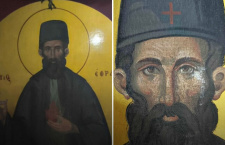 В греческой больнице мироточит икона прмч. Ефрема Нового, Неамакрийского Чудотворца