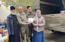 Приход храма принял участие в отправке машины с гуманитарной помощью для участников СВО