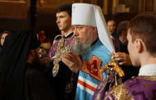 Митрополит Василий совершил Божественную литургию в Свято-Екатерининском кафедральном соборе города Краснодара