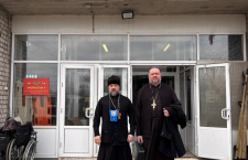 Священнослужители Екатеринодарской епархии окормляли раненых участников СВО, находящихся в военном госпитале