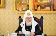 Святейший Патриарх Кирилл возглавил работу очередного заседания Высшего Церковного Совета