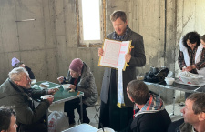 Приход Свято-Пантелеимоновского храма города Новороссийска оказал очередную продуктовую помощь нуждающимся людям