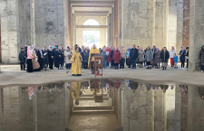 В день памяти святителя Николая Чудотворца совершен молебен в строящемся Морском Никольском кафедральном соборе города Новороссийска