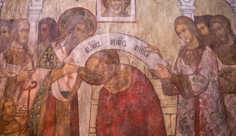 Житийные фрески святителя Николая из Никольского придела Успенского собора Троице-Сергиевой лавры (ФОТОГАЛЕРЕЯ)